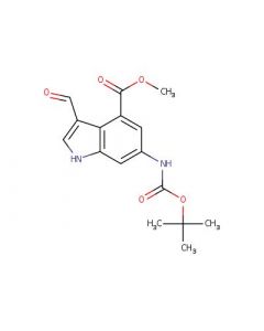 Astatech METHYL 6-N-BOC-AMINO-3-FORMYL-1H-INDOLE-4-CARBOXYLATE; 0.1G; Purity 97%; MDL-MFCD09800496